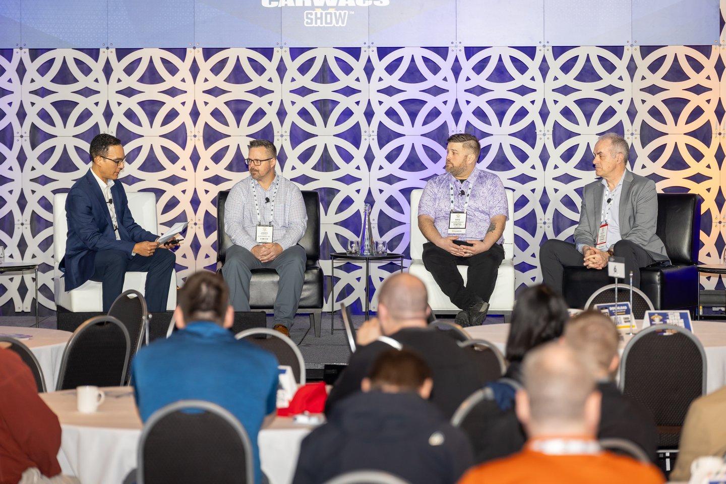 Left to right: César Nivar, James Jennings, Mike MacKay, Scott Negley, 