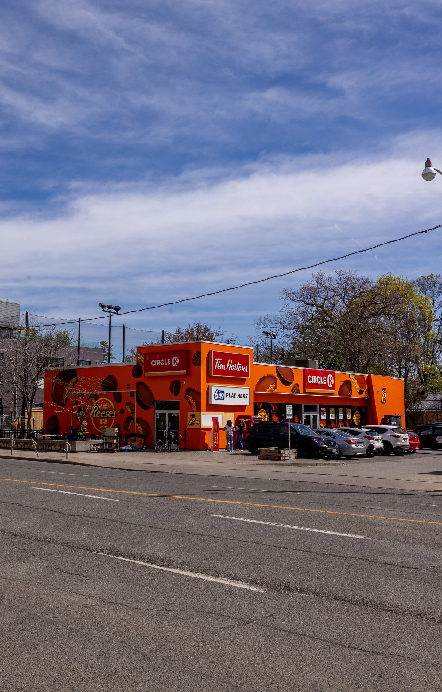 Circle K in Reese's takeover seen from across the street