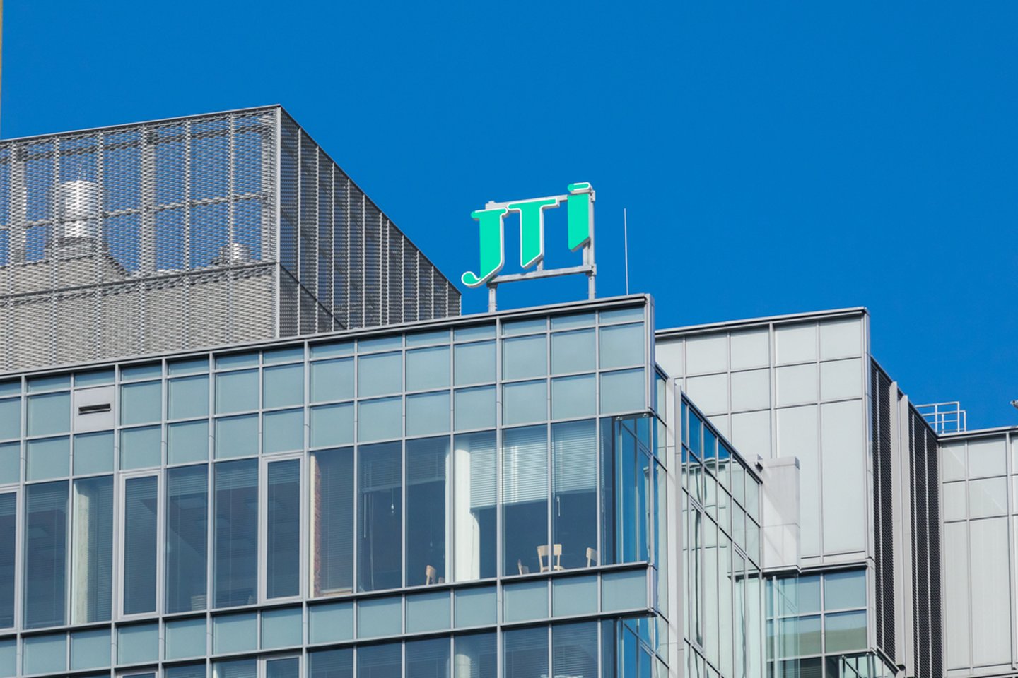 Japan Tobacco building with logo