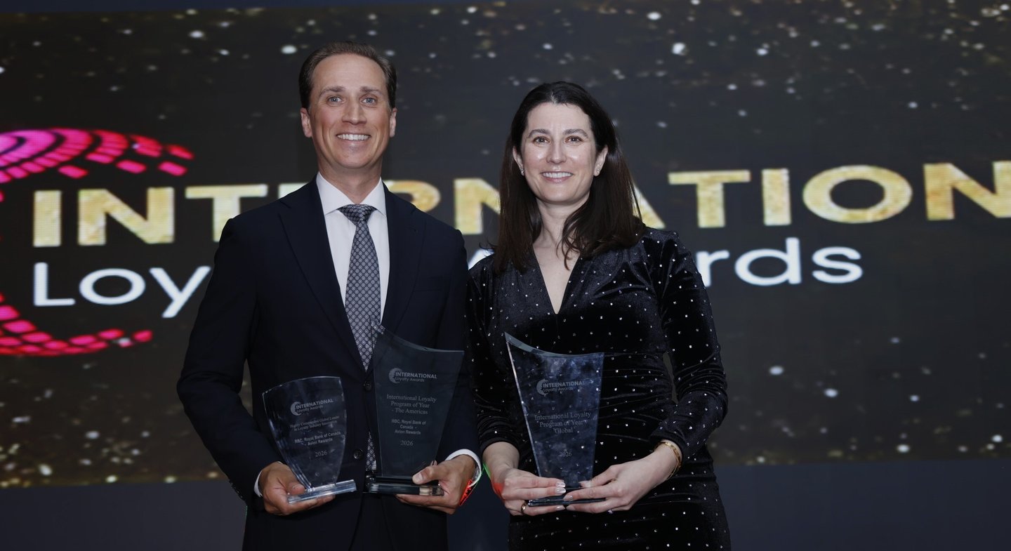 James Lombardi and Diana Perl at the International Loyalty Awards 