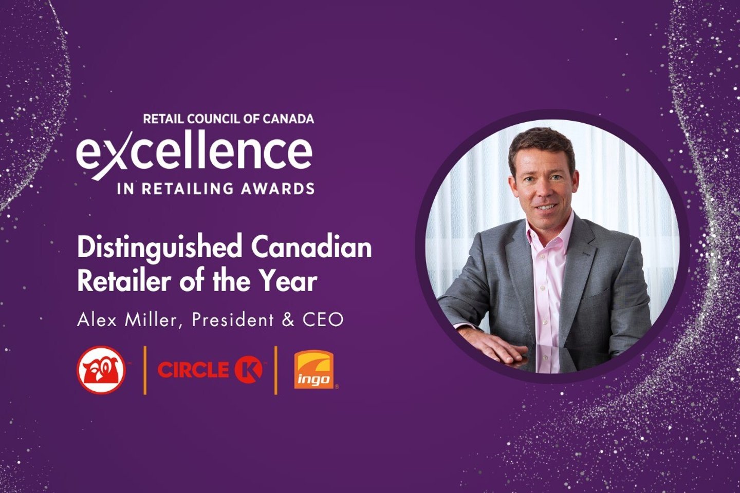Retail Council of Canada graphic and image of Alex Miller