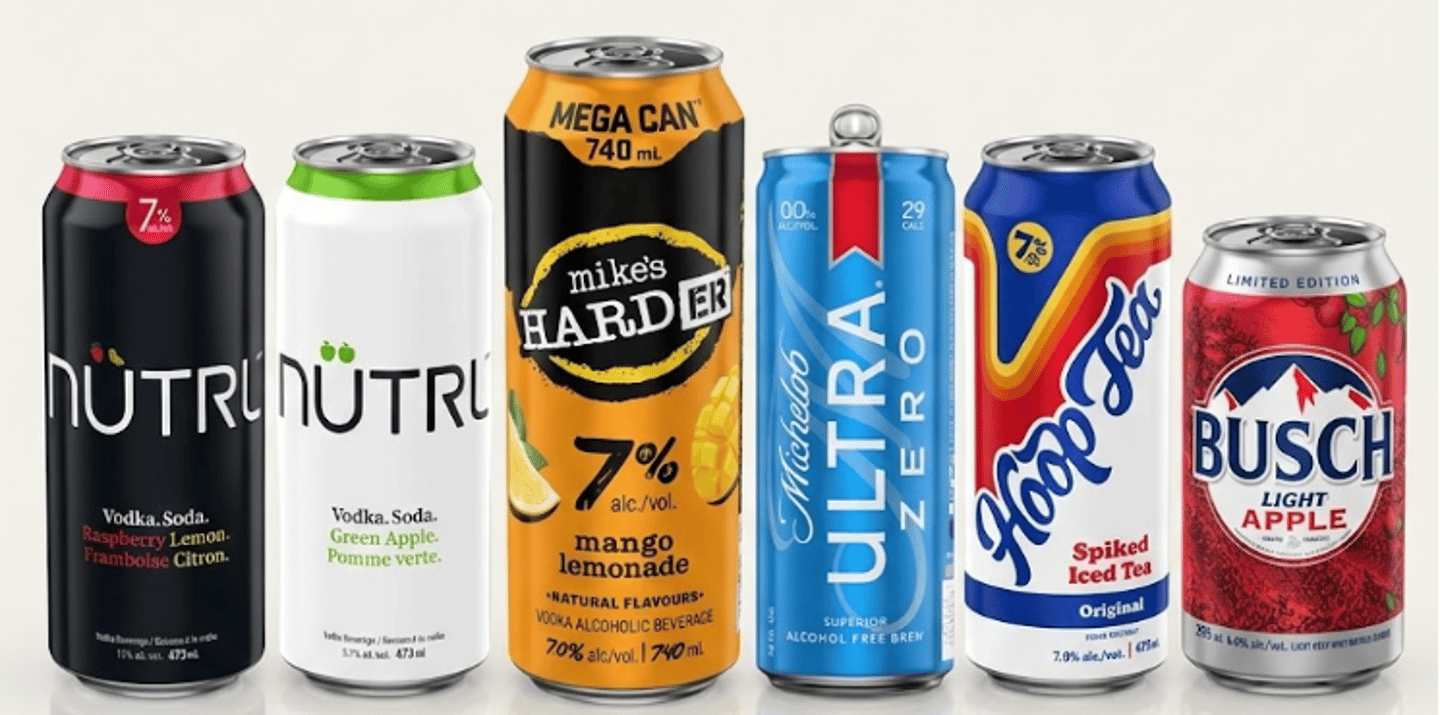 Labatt product launch new cans