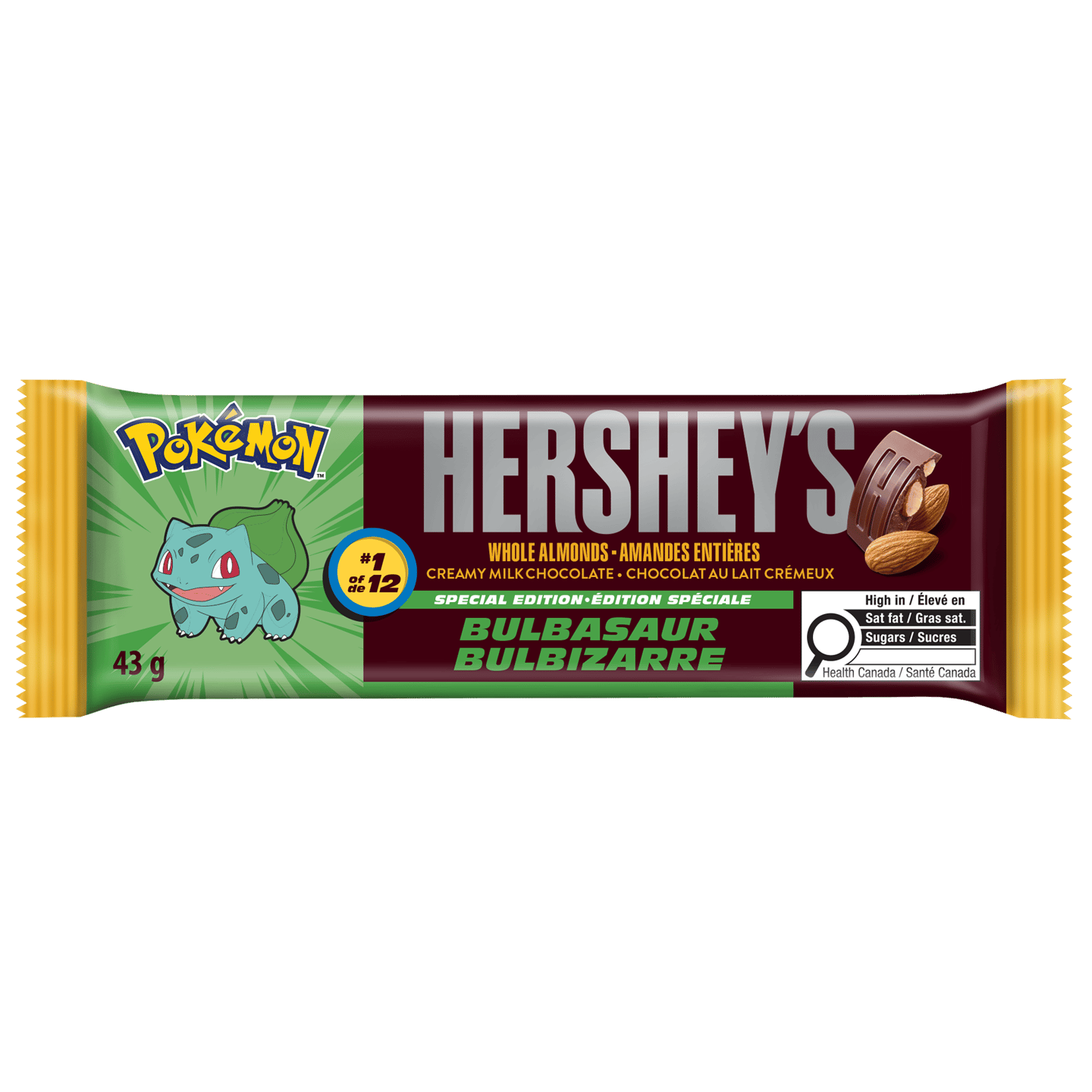Pokemon Hershey's Almond bar