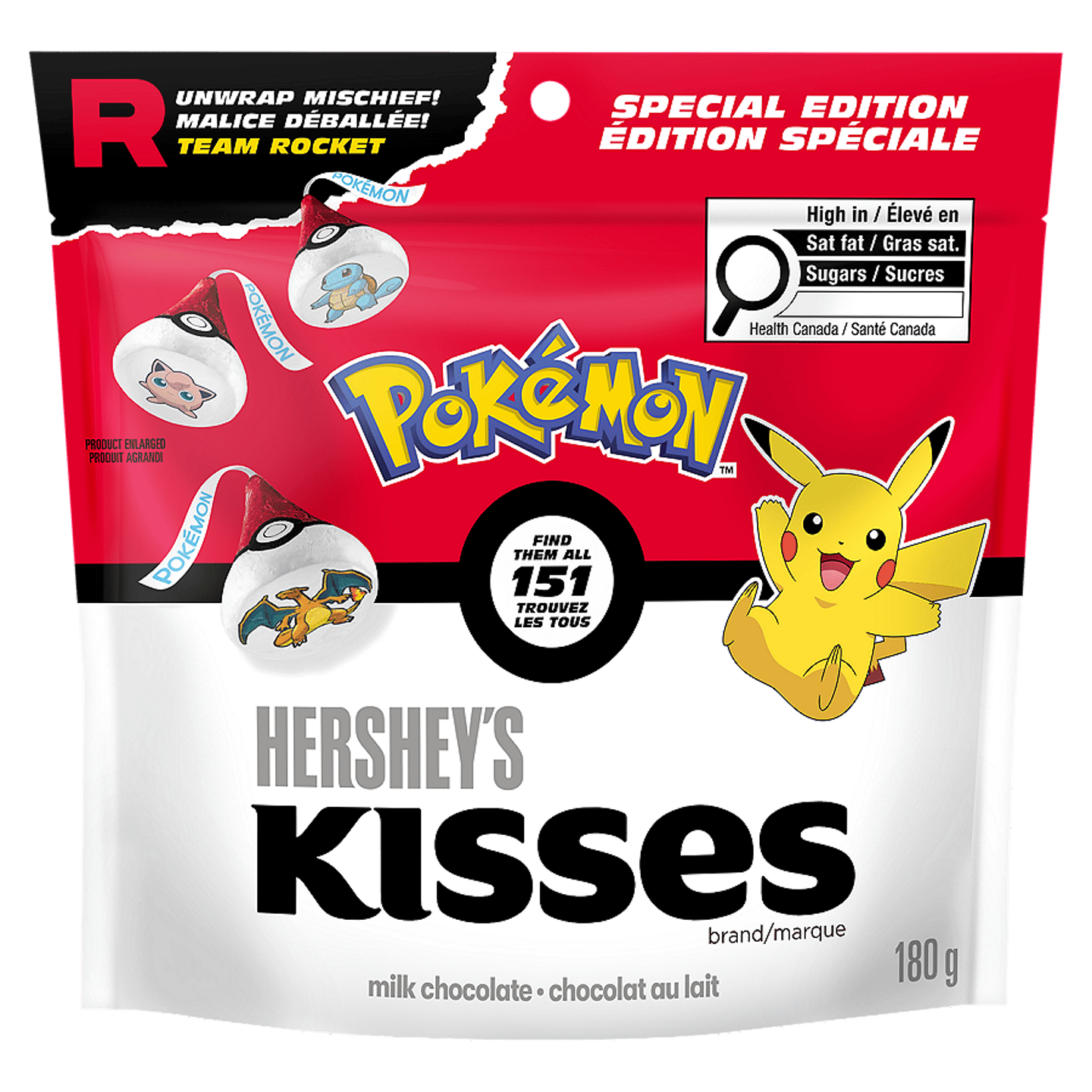 Hershey's Pokémon chocolate kisses