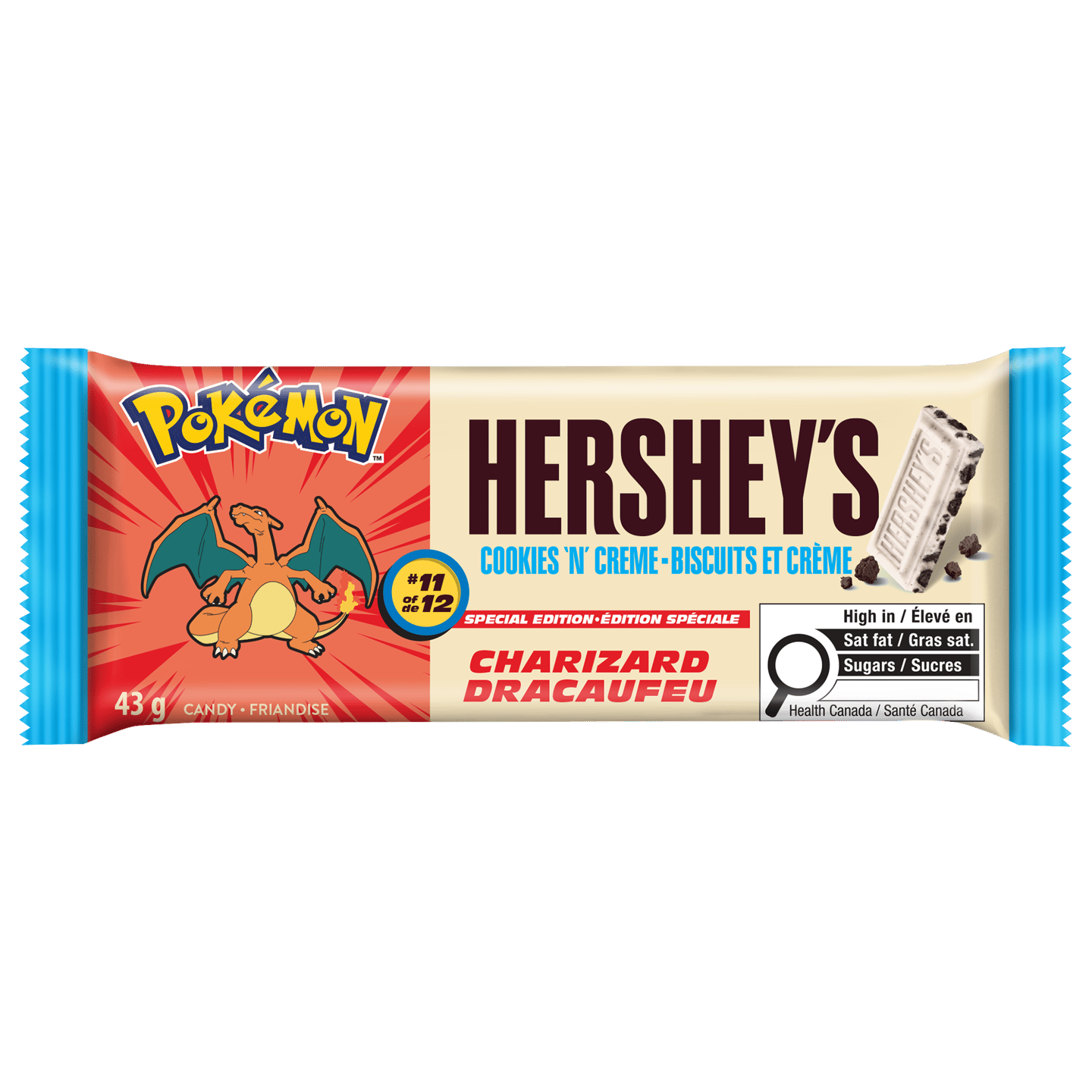 Hershey's Pokémon Cookies 'n' Creme bar