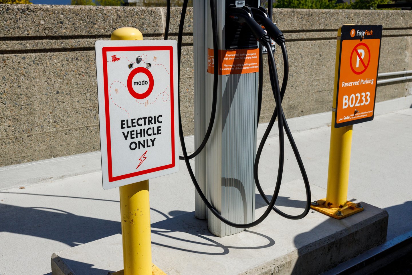 EV charger in BC