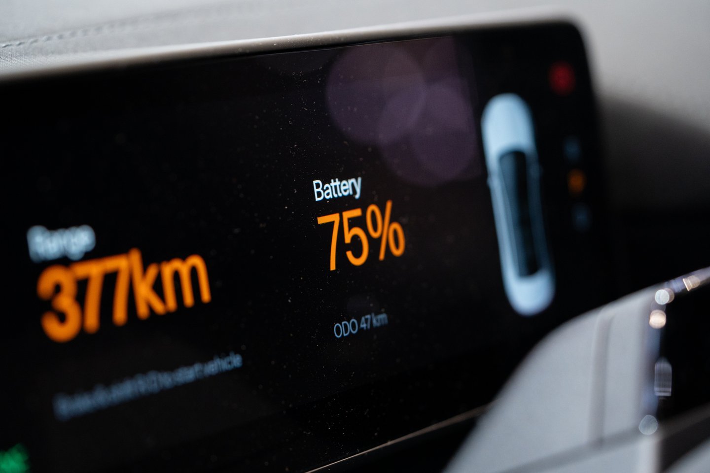 EV battery range