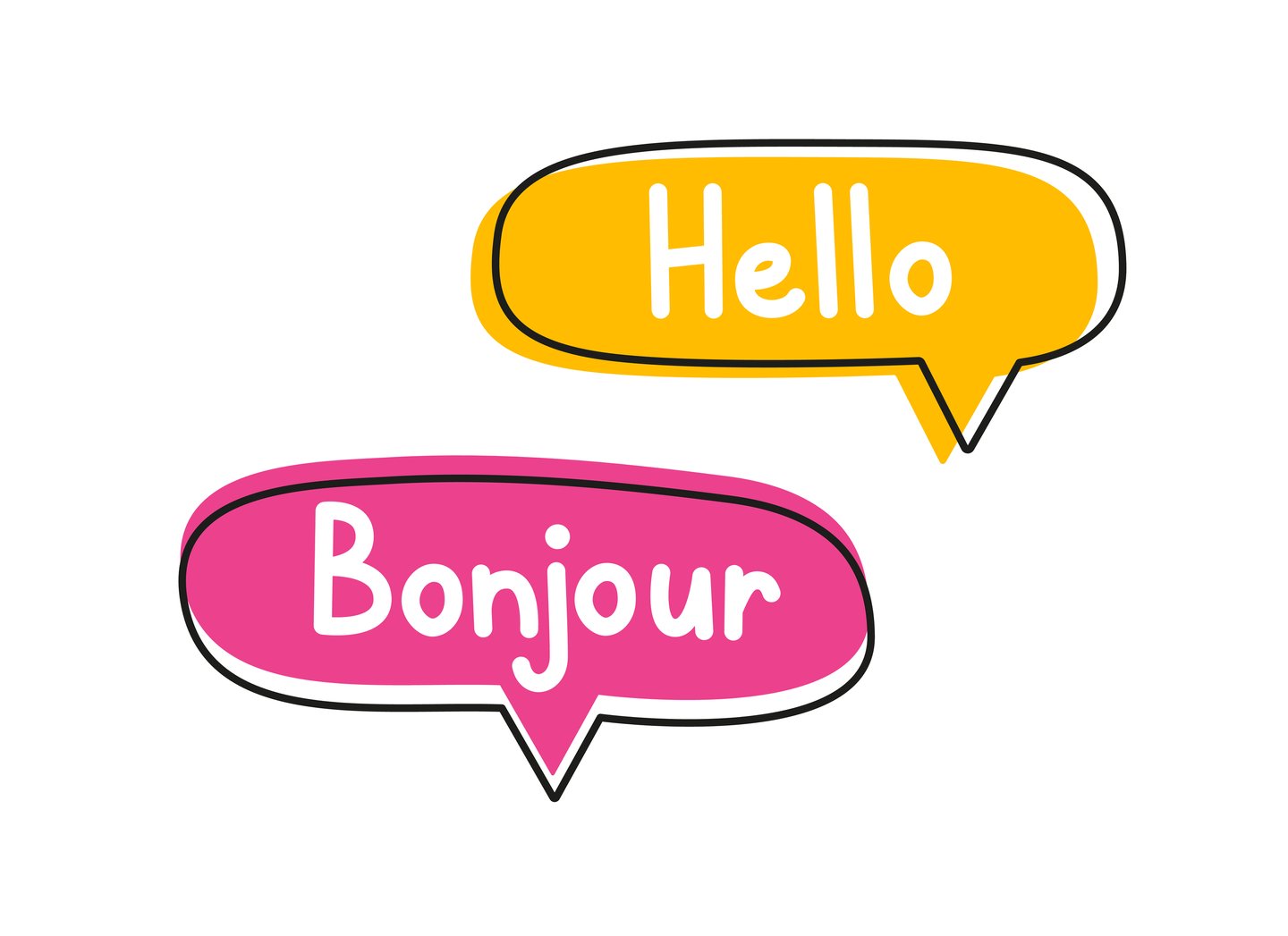 HELLO BONJOUR
