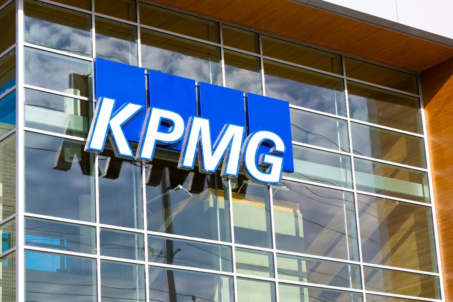 KPMG office sign