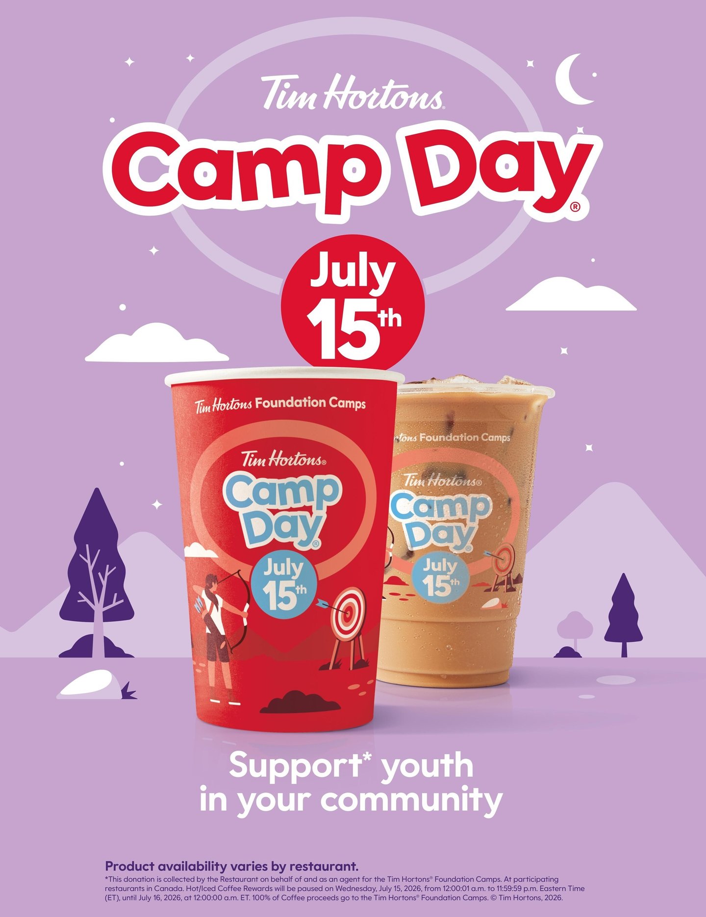 Tim Hortons camp day 2026
