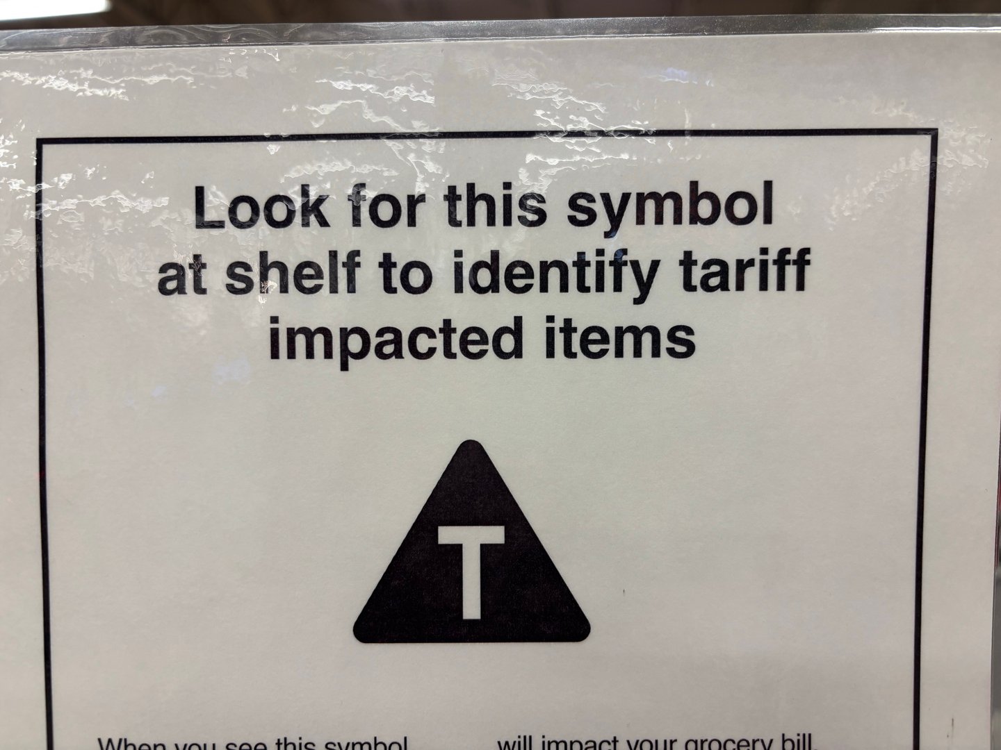 Tariff T symbol