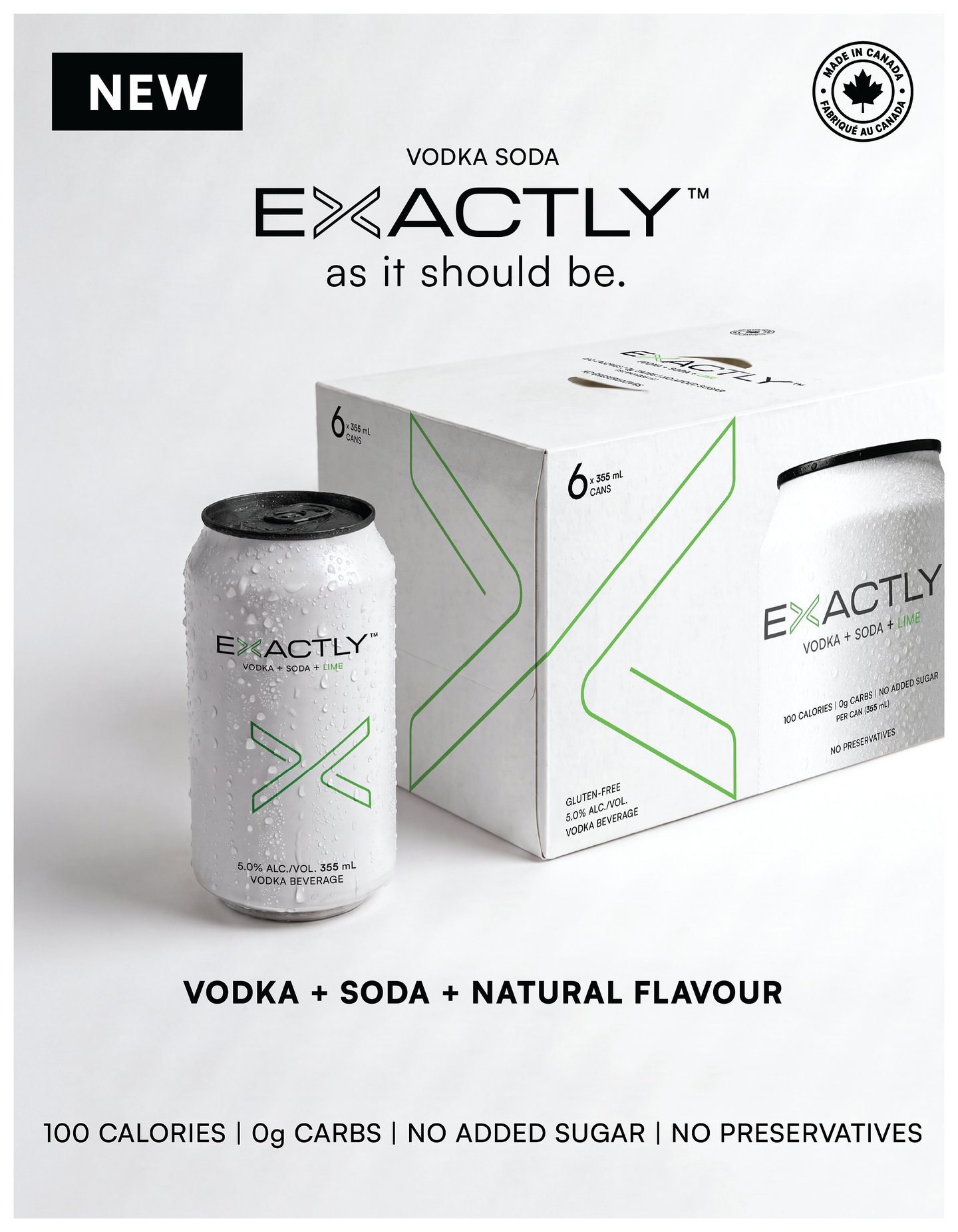 Exactly vodka RTD