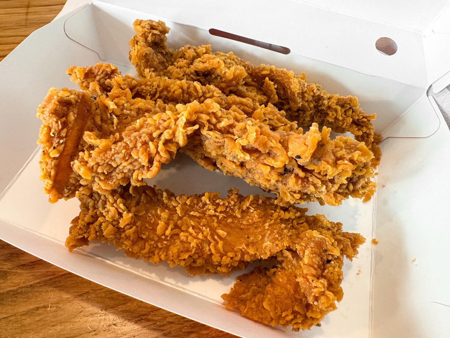 fast food chicken fingers