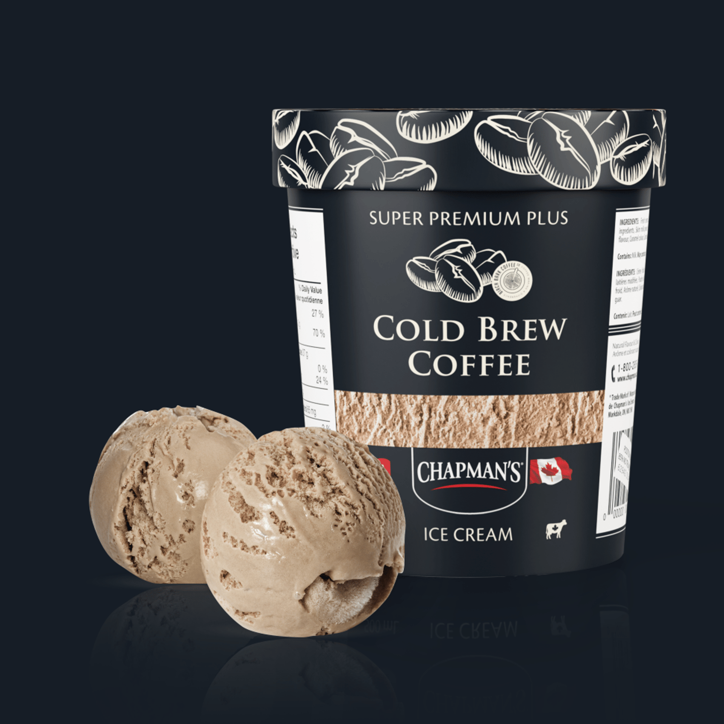 Chapman's Super Premium Plus Cold Brew Coffee Ice Cream