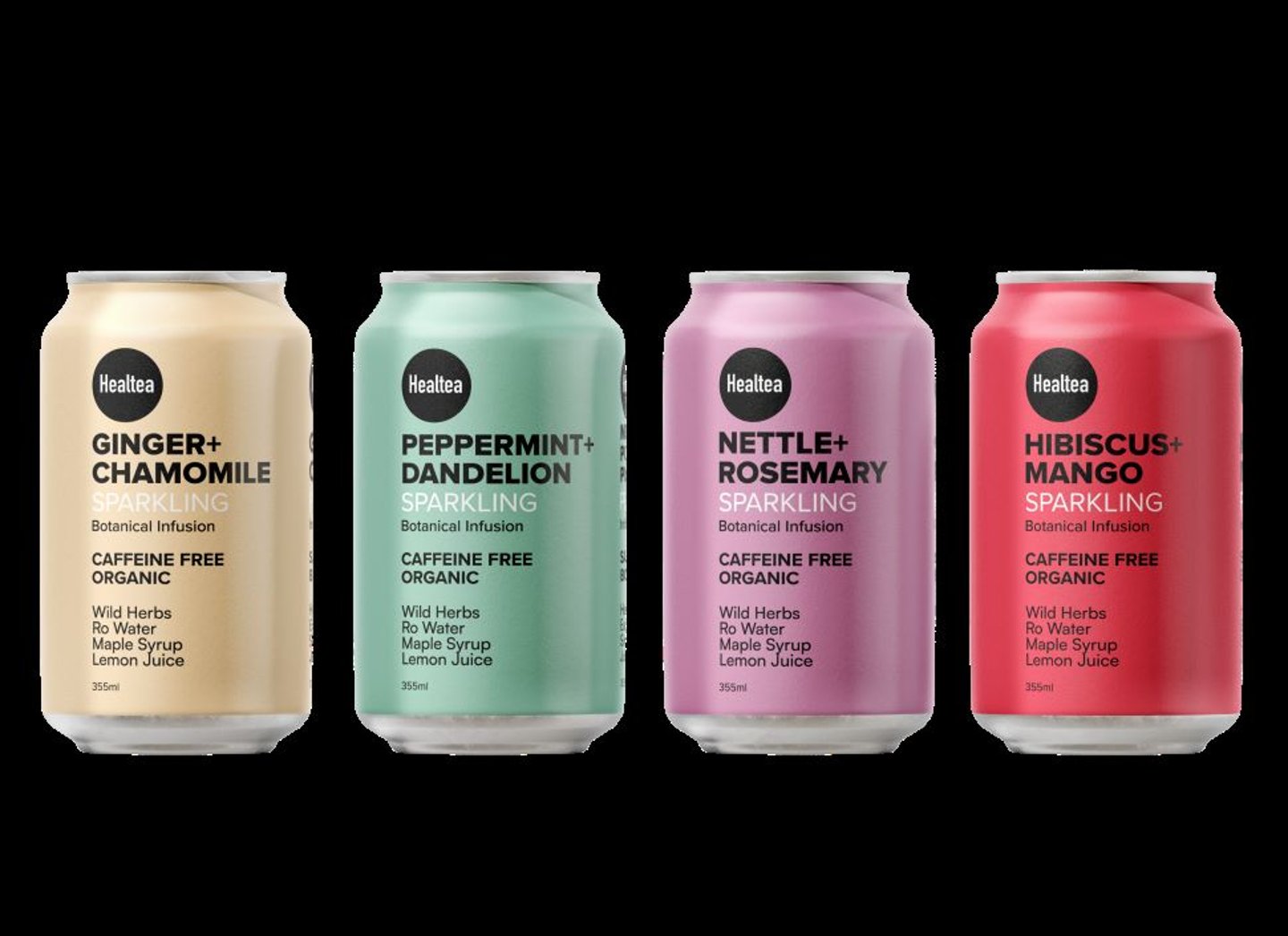 Healtea Sparkling Botanical Infusions Cans