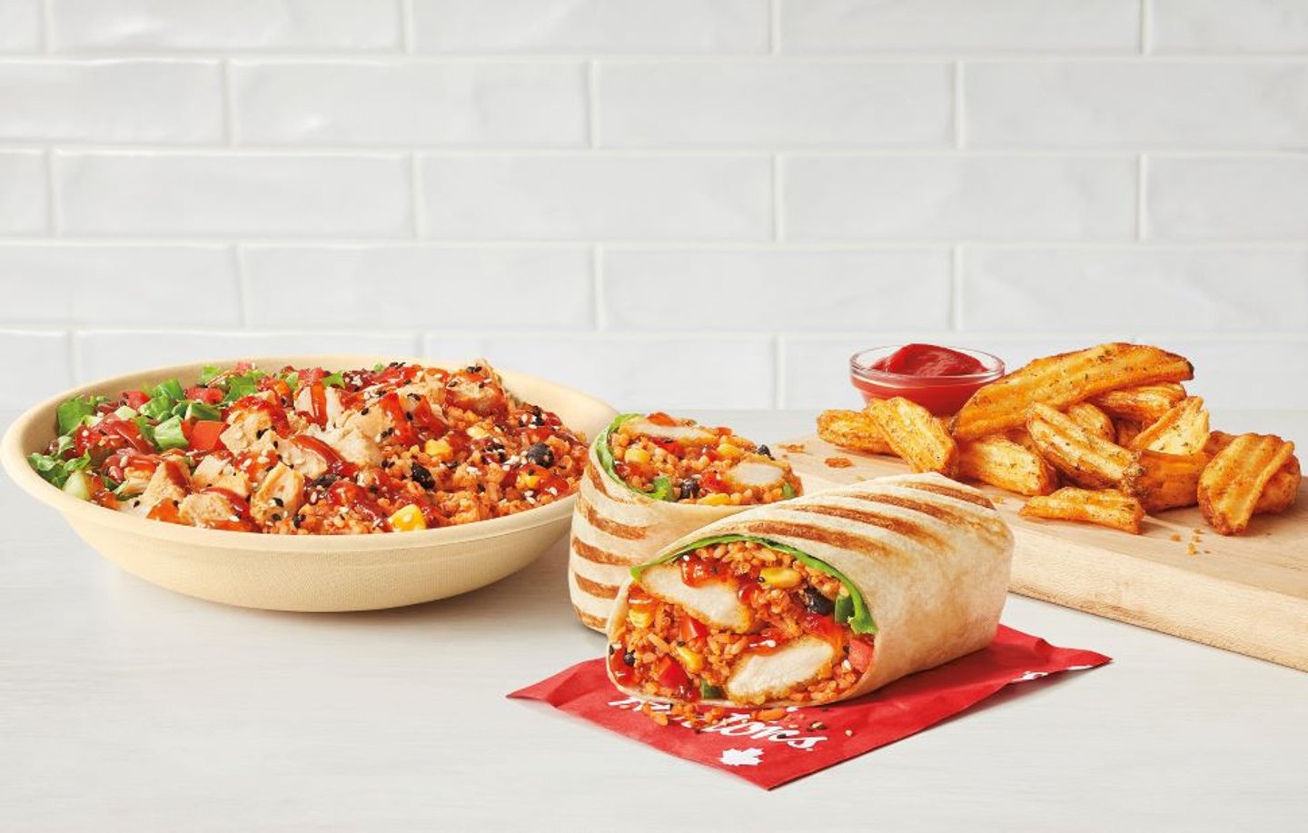 Tim Hortons Sweet Chili Chicken Bowl and Wrap
