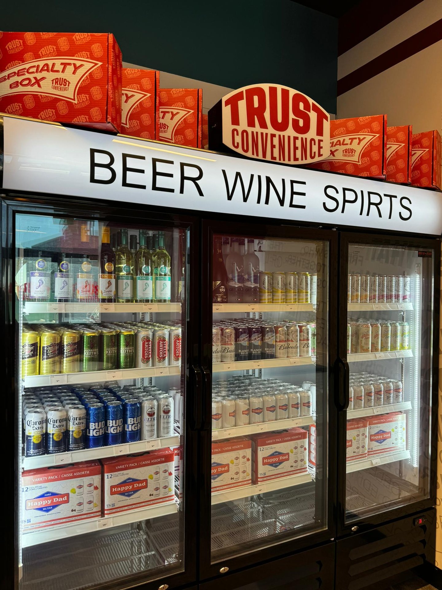 Trust Convenience Store Beer and wine coolers