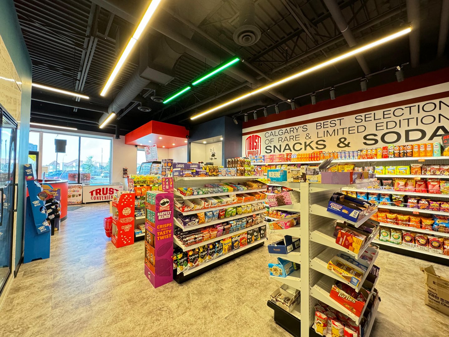 Interior shot of the new Trust Convenience Store in Calgary