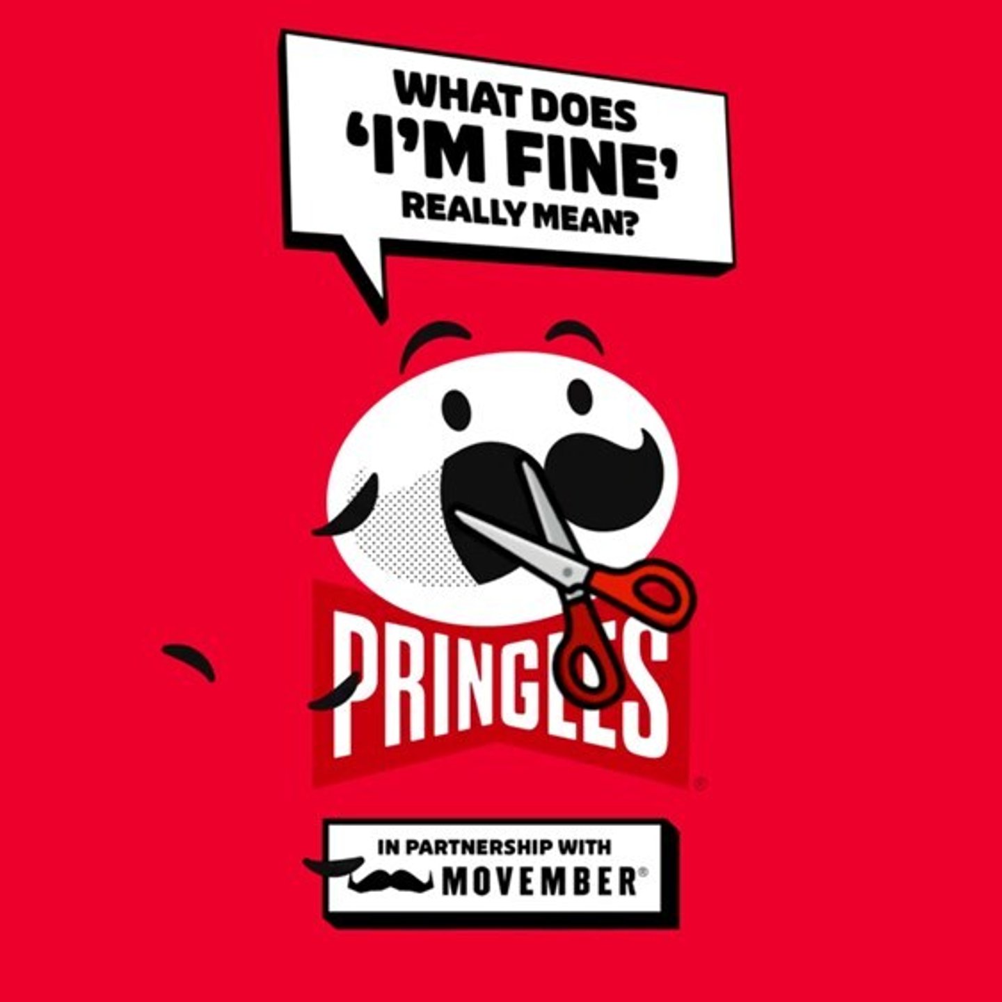 Kellanova Pringles Canada Mascot Movember 