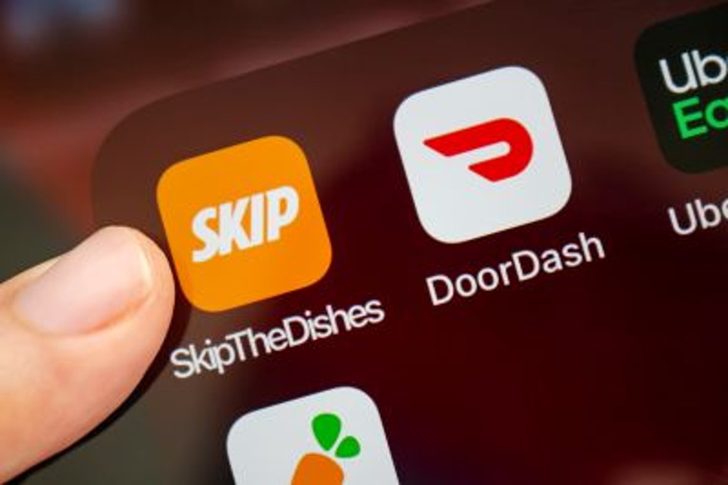 Skip the Dishes App on smart phone