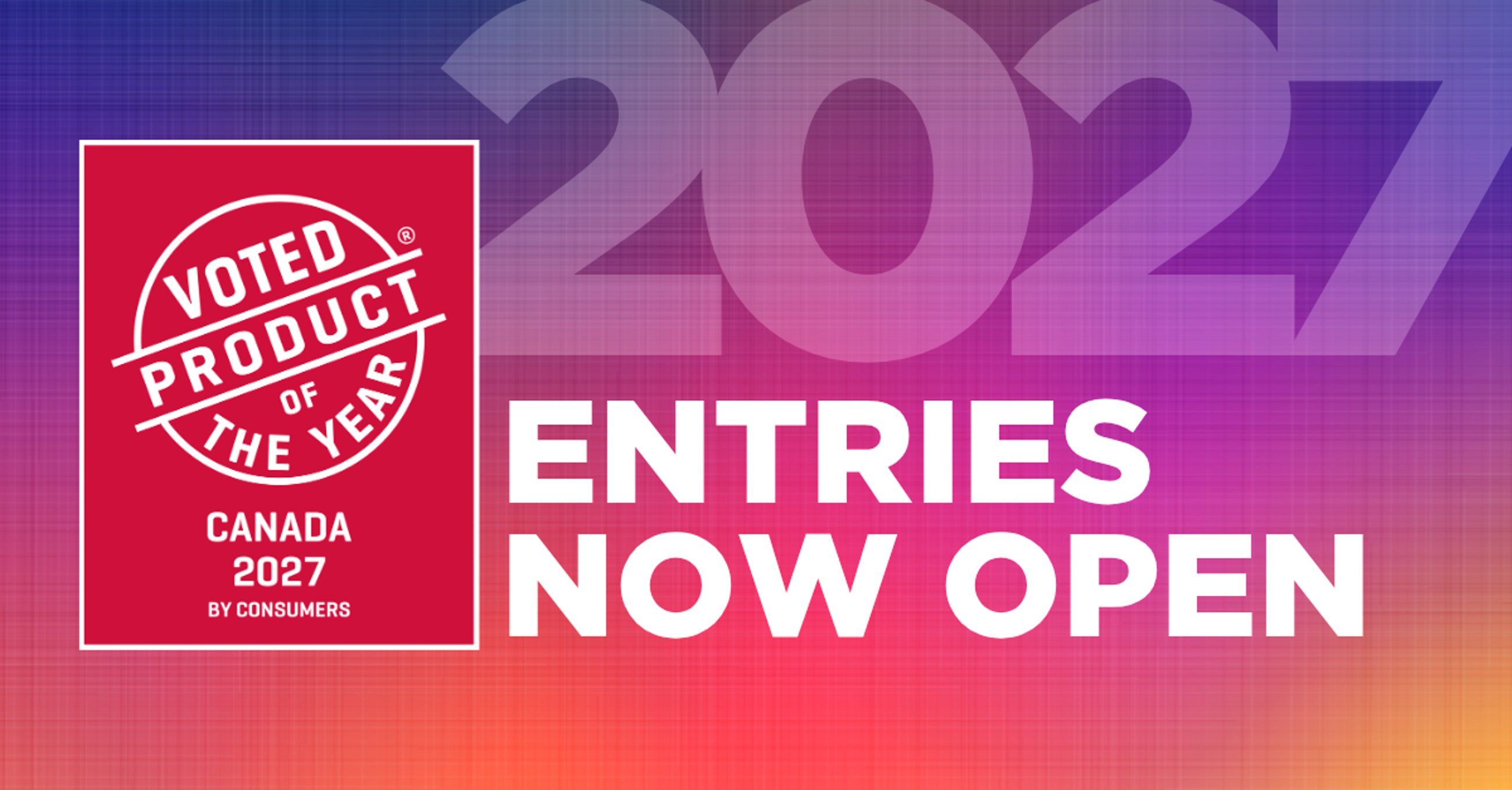 Product of the year 2027 logo