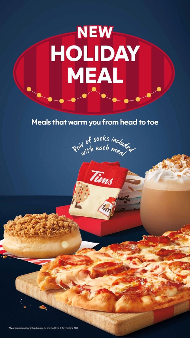 Tim Hortons launches new Holiday Meal combo | CCentral