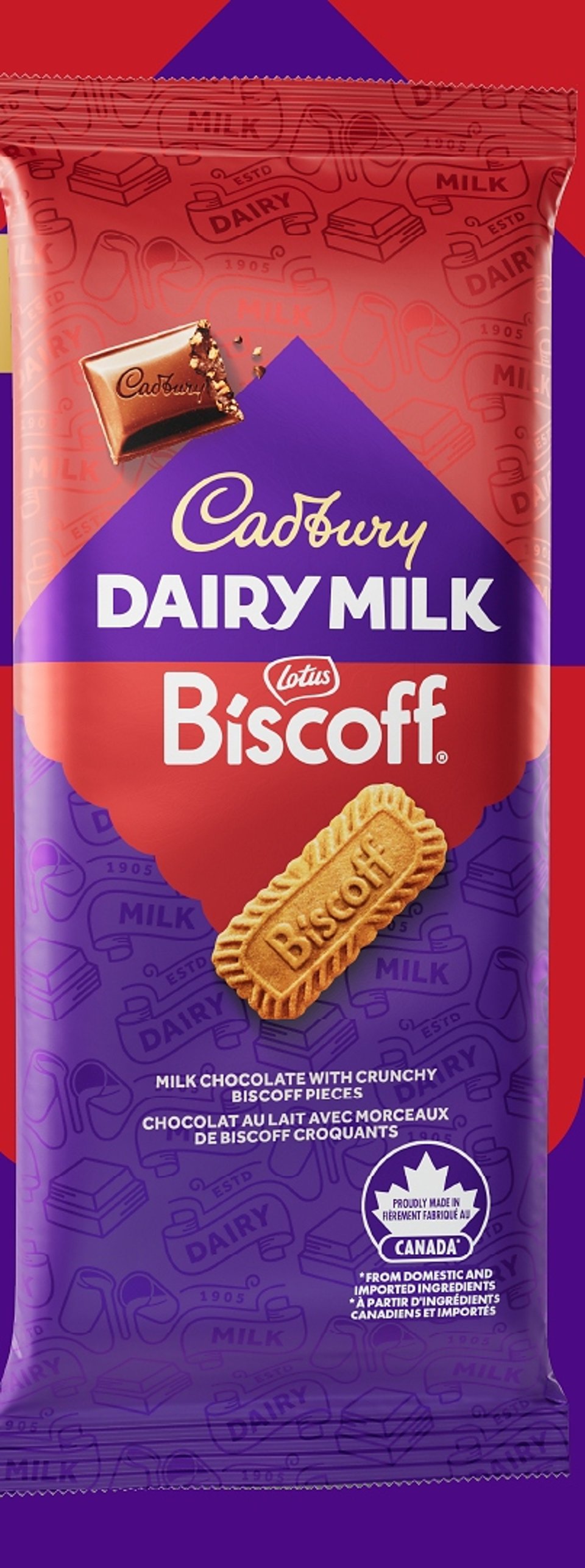 Cadbury Milk Chocolate Bar + Biscoff