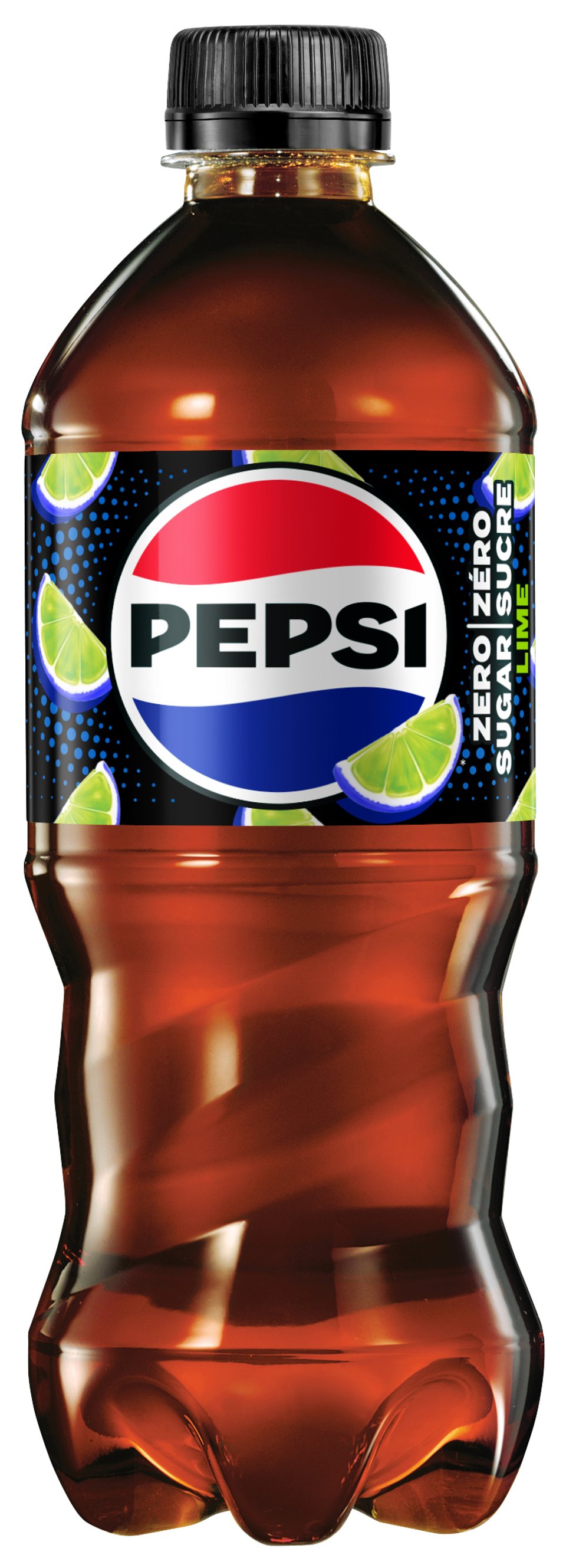 Pepsi Zero Sugar Lime bottle