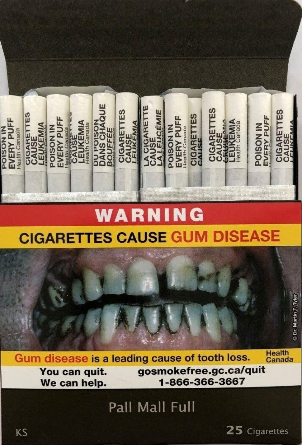 First health warnings directly on individual cigarettes hit stores