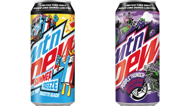 MTN Dew Purple Thunder and MTN Dew Summer Freeze | CCentral