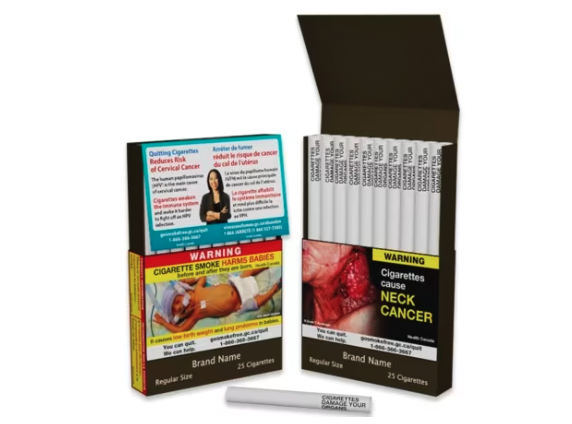 Canada mandates warning labels on individual cigarettes CCentral