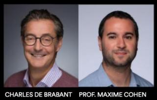head shots of Charles de Brabant and Prof. Maxime Cohen