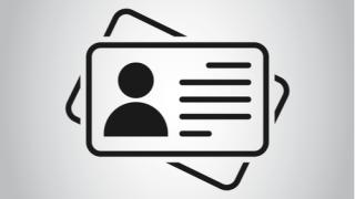 ID card vector image