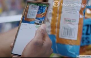 screen grab from 7-Eleven mobile check out video