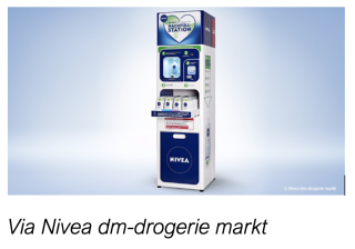 DM Drogerie Markt in Germany has partnered with Nivea to develop kiosks that allow customers to refill cosmetics bottles, rather than buying more packaging.