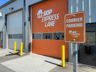 Skip Express Lane delivery door in Winnipeg