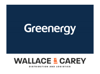Greenergy Wallace and Carey logos