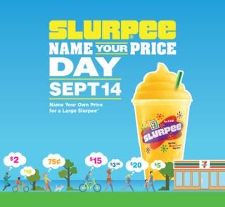 7-Eleven name your price day