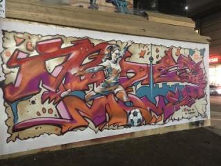 Mural by Adrian Hayles. Photography courtesy Frito Lay Canada
