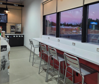 Quickie Eating area