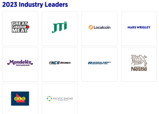 List of 2023 industry leaders with logos