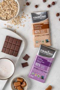 Camino plant-based chocolate bards