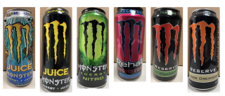 Products involved in Monster Energy recall