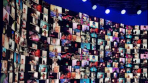 virtual event images with face