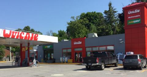 Exterior of Quickie Convenience Store