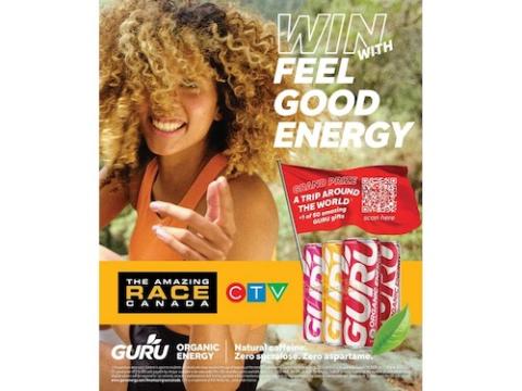 Guru organic energy The Amazing Race promo