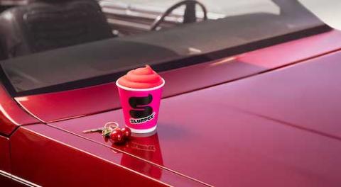 Cherry red slurpee