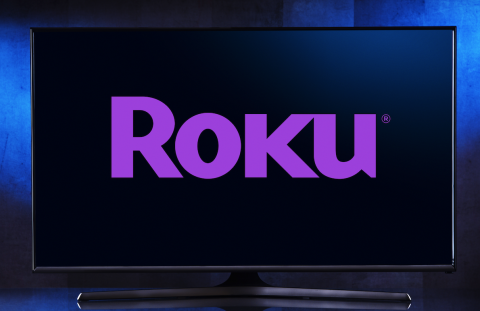 Roku on tv screen