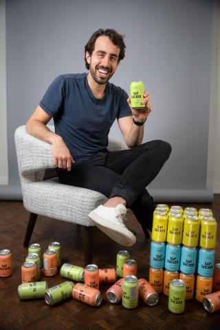 Ryan Klein with an array of Sapsucker products