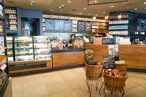 convenience store interior